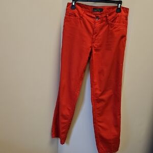 LRL Ralph Lauren Jeans Co. Bold Red Cropped Pants
